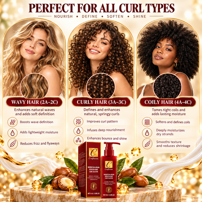 ✨ Curl Defining Cream – Soft, Frizz-Control Definition for Waves, Curls & Coils