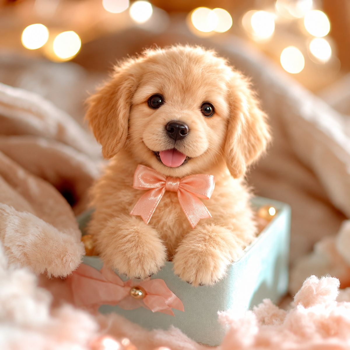 🎁Realistic Robotic Golden Retriever Puppy 🐕The Cutest Christmas Surprise