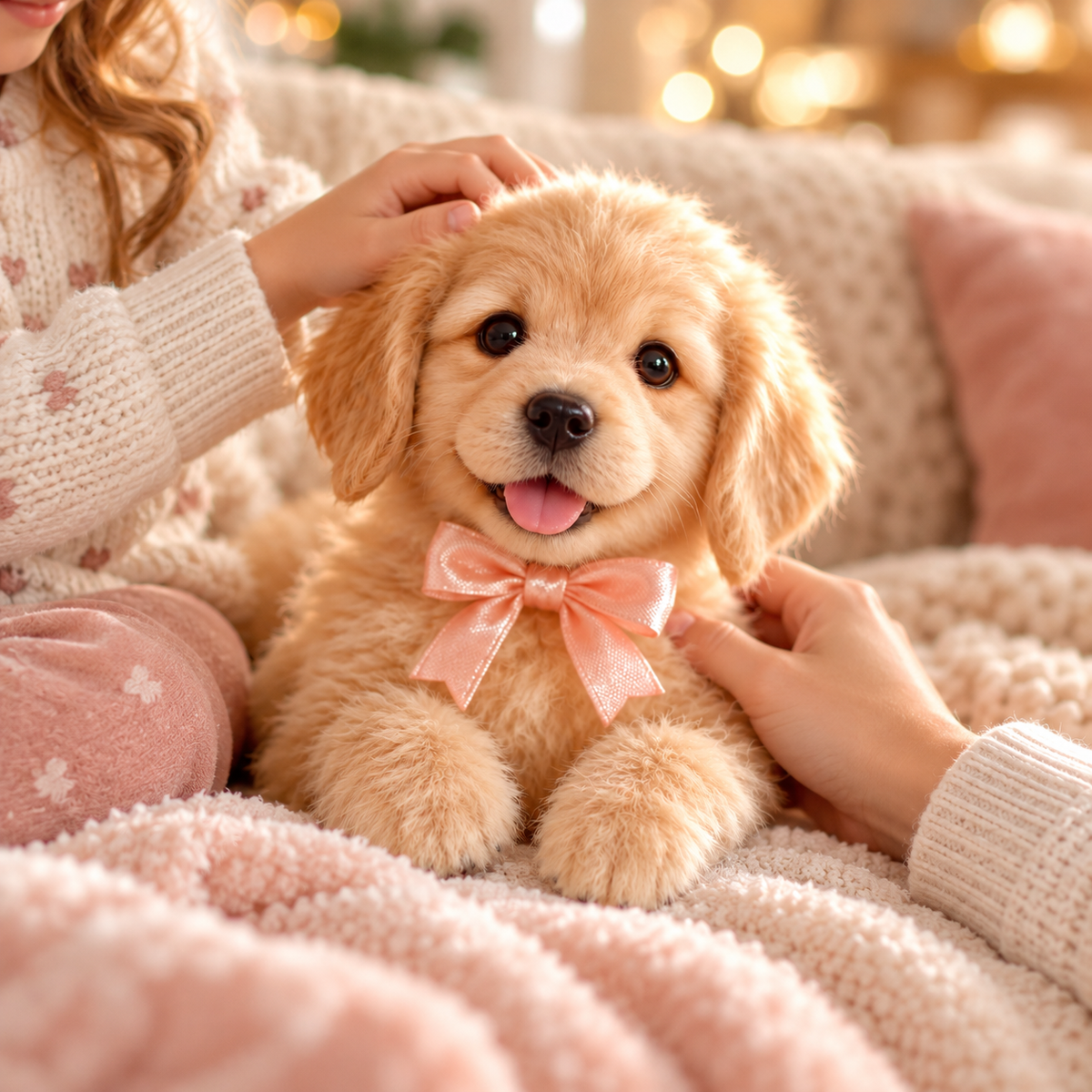 🎁Realistic Robotic Golden Retriever Puppy 🐕The Cutest Christmas Surprise