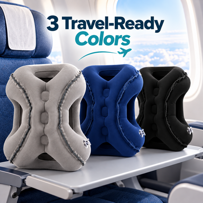 😴Inflatable Airplane Sleep Pillow – Sleep Better on Every Flight