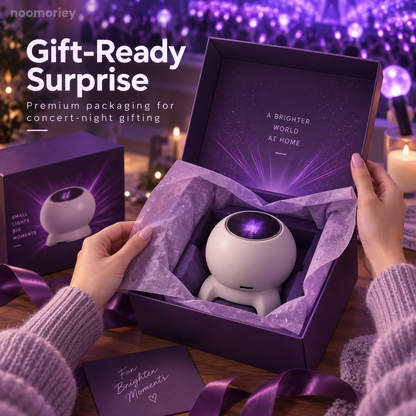 💜 Galaxy Concert Projector – Immersive Purple Starry Sky Light with Bluetooth Speaker & Remote Control