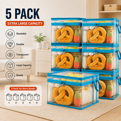 🧺Large Clear Storage Box✨ Keep Your Home Organized