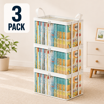🧺Large Clear Storage Box✨ Keep Your Home Organized