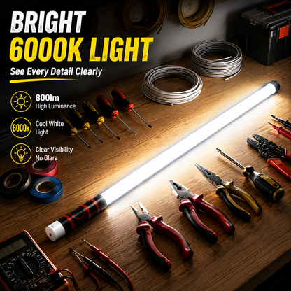 THOUSAND SUNNY Flexible LED Light Stick 30', Rechargeable Bendable Work Light with 3 Modes High Lumen