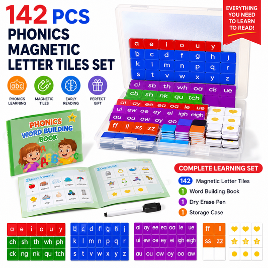 🧠 My Child Finally Started Reading! – Magnetic Phonics Learning Tiles Set