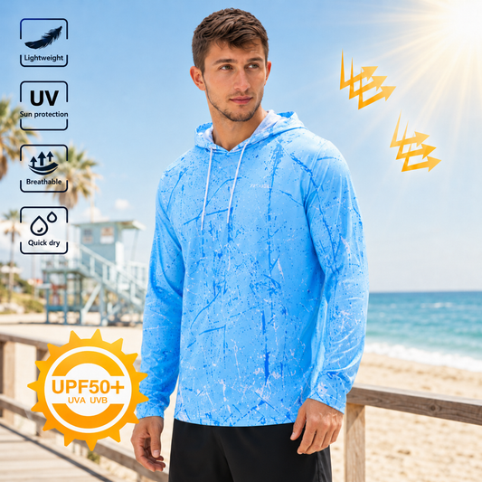 🎁55% OFF Today  Men’s UPF 50+ Swim & Outdoor Sun Hoodie