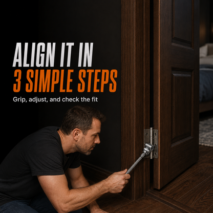 🔧 Adjustable Door Hinge Alignment Tool – Fix Sagging & Misaligned Doors