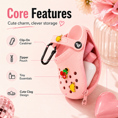 🔥Last Day 30% OFF! – ✨ Mini Clog Charm Pouch