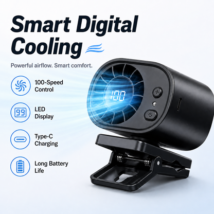 ❄️50% OFF TODAY🚗 USB Car Clip-On Fan – Stay Cool Anywhere