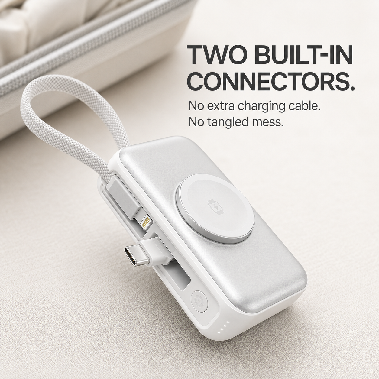 🔋 3-in-1 Mini Power Bank – One Compact Charger For All Your Devices