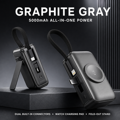🔋 3-in-1 Mini Power Bank – One Compact Charger For All Your Devices