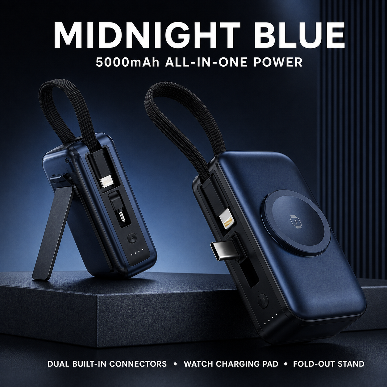 🔋 3-in-1 Mini Power Bank – One Compact Charger For All Your Devices