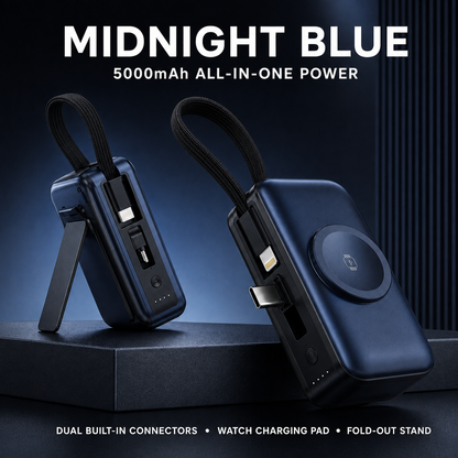🔋 3-in-1 Mini Power Bank – One Compact Charger For All Your Devices