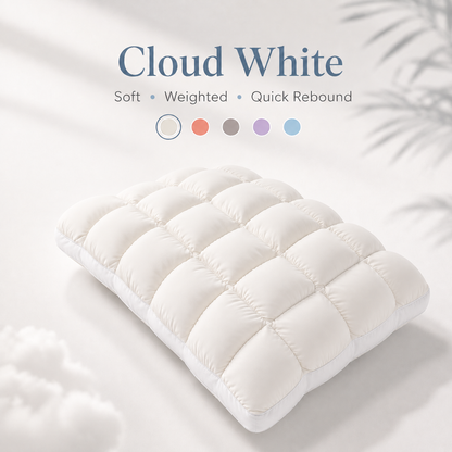 🌠💤Cloud-Like Weighted Comfort Pillow – Soft Neck Support