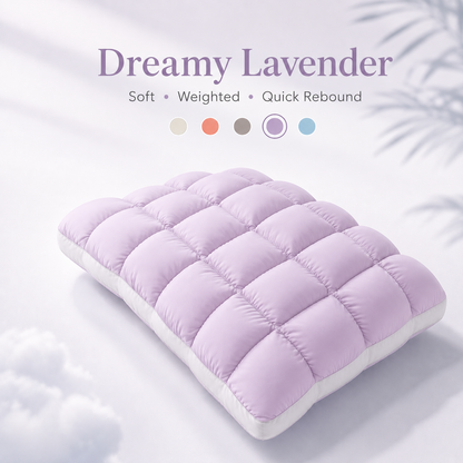🌠💤Cloud-Like Weighted Comfort Pillow – Soft Neck Support