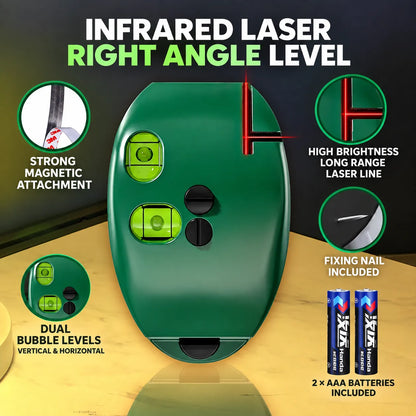 🎁90° Red & Green Self-Leveling Laser Level for Construction