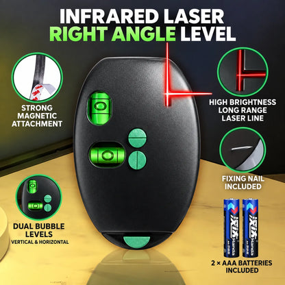 🎁90° Red & Green Self-Leveling Laser Level for Construction