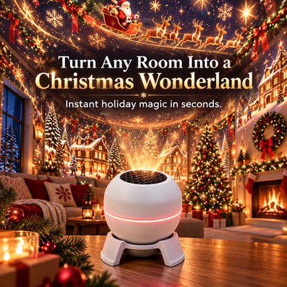 🎄 Christmas Magic Projection Light – Bring Holiday Scenes to Life ✨