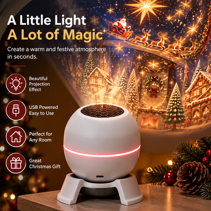 ⭐ Turn Any Room Into a Christmas Wonderland – Holiday Projection Night Light