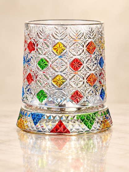 🍸Luxury 360° Spinning Crystal Glass