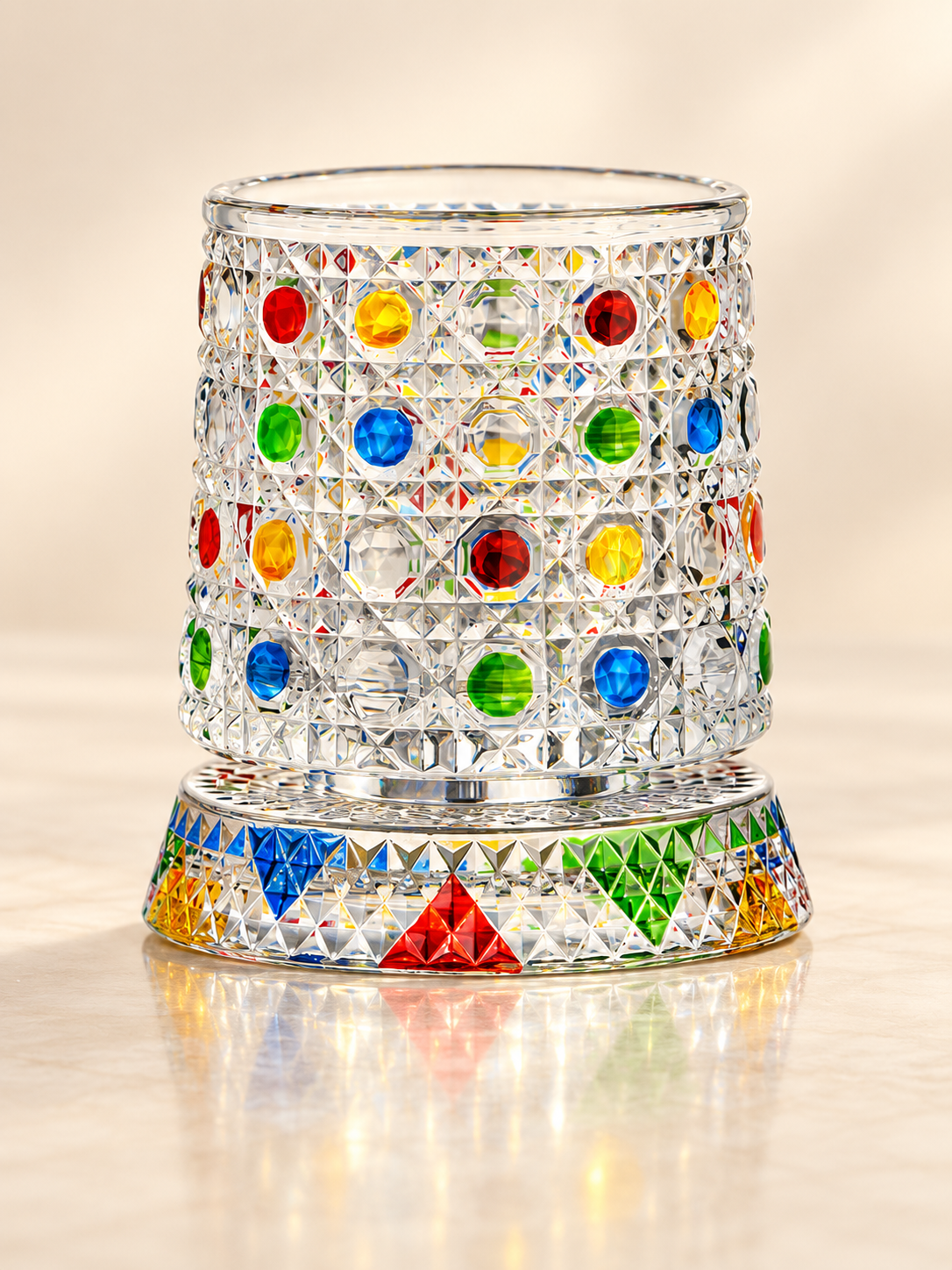🍸Luxury 360° Spinning Crystal Glass