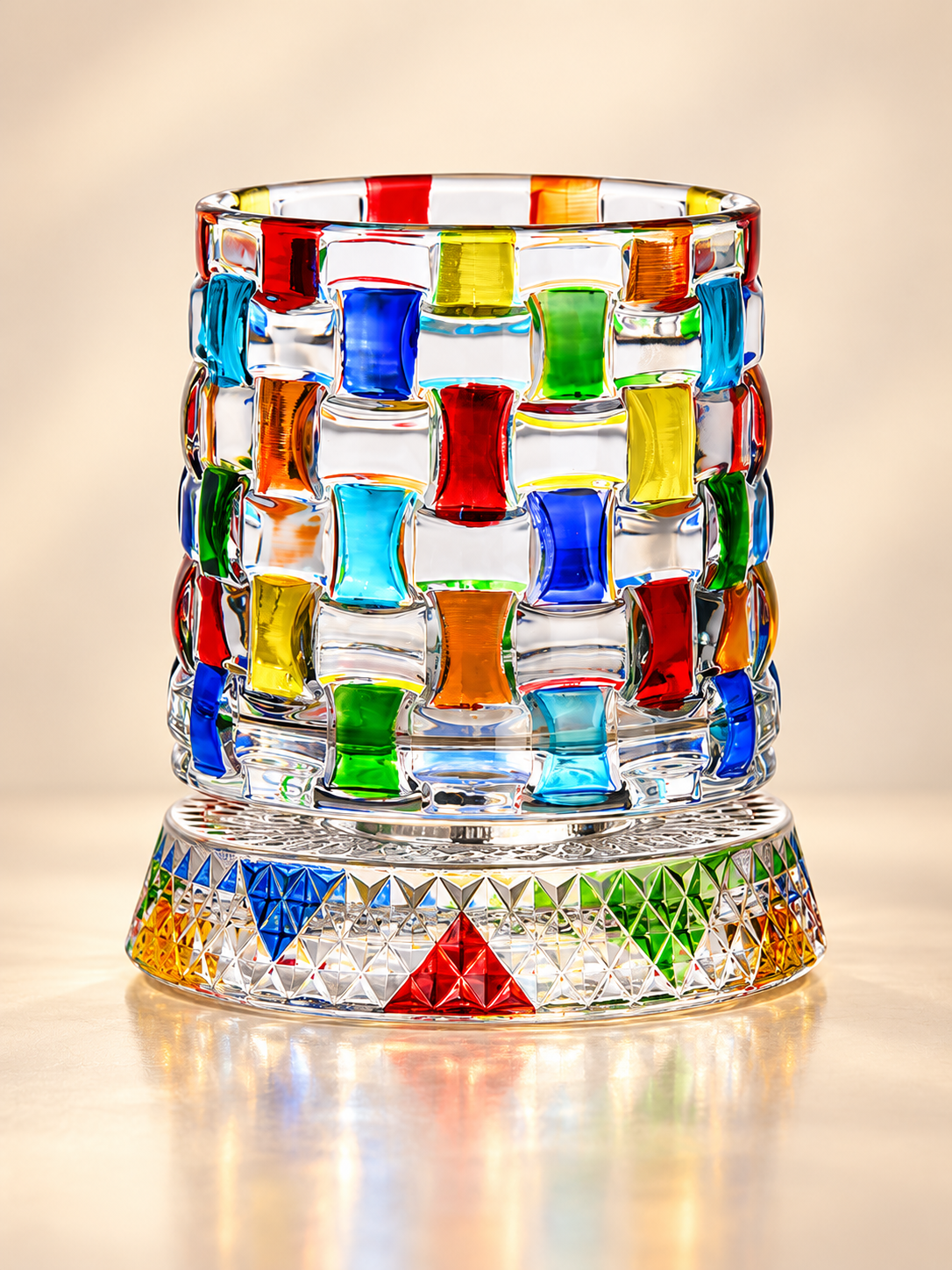 🍸Luxury 360° Spinning Crystal Glass