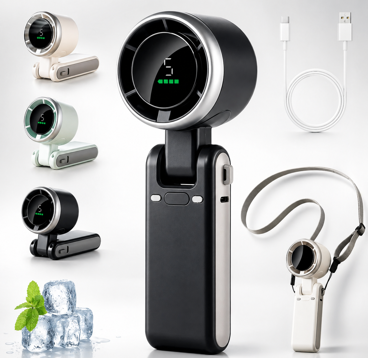 Cool Down Instantly🧊50% OFF Ultra-Portable Turbo Personal Air Cooler