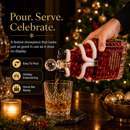 🎅 2026 Christmas Gift 50% Off--💥 Pre-order: 49% Off – Santa Stuck in the Chimney Whiskey Bottle