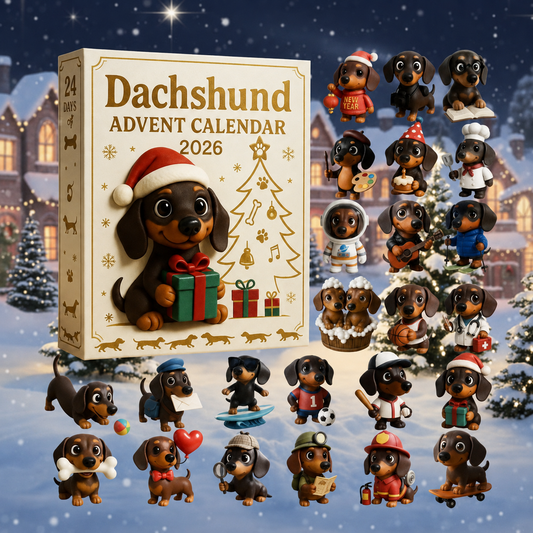 🎄🐾 2026 Dachshund Advent Calendar 🐶✨