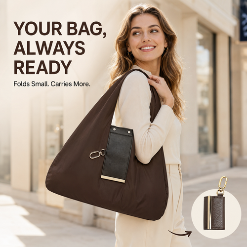 💼✨Foldable Keychain Tote Bag for Shopping & Travel✨