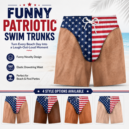 🔥Men’s Funny Gag Gift Beach Shorts