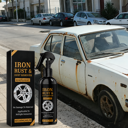 🔥Automotive Rust Remover Spray 120ML 🚗 Fast & Effective Metal Cleaner