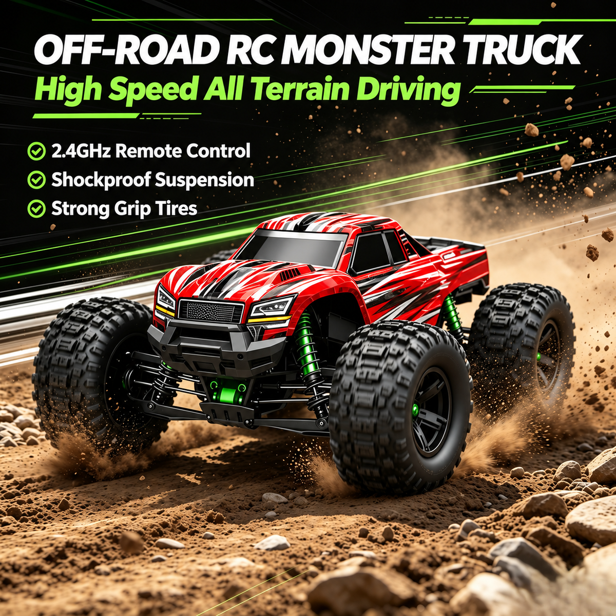 🏁2026 U-Max Ultimate 8S 4WD Brushless Monster Truck – Limited Edition