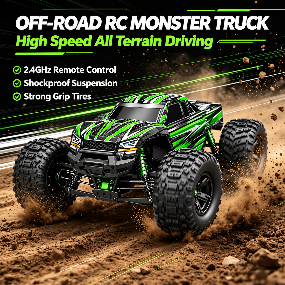 🏁2026 U-Max Ultimate 8S 4WD Brushless Monster Truck – Limited Edition