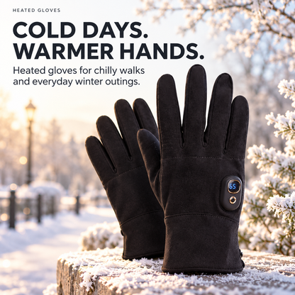 ❄️Heated Touchscreen Gloves with Digital Display – Bring Warmth to Your Winter Routine