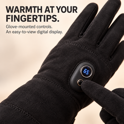 ❄️Heated Touchscreen Gloves with Digital Display – Bring Warmth to Your Winter Routine