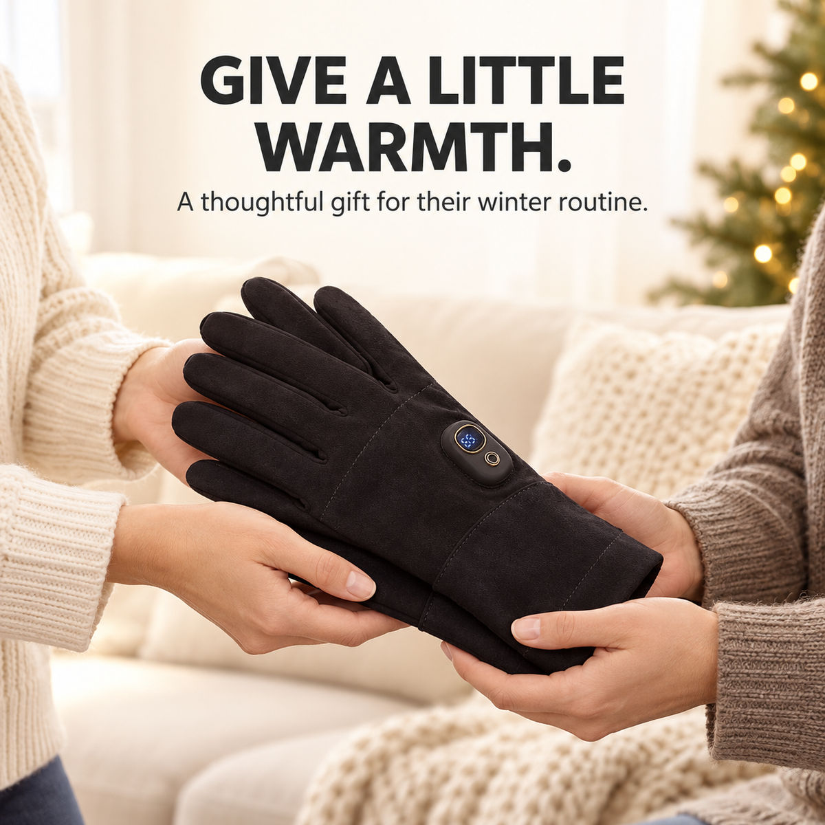 ❄️Heated Touchscreen Gloves with Digital Display – Bring Warmth to Your Winter Routine