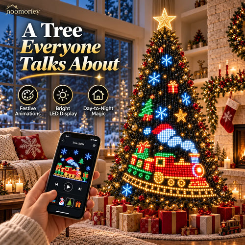 🎄 Smart Pixel Christmas Tree Lights – App-Controlled DIY Animated Light Show