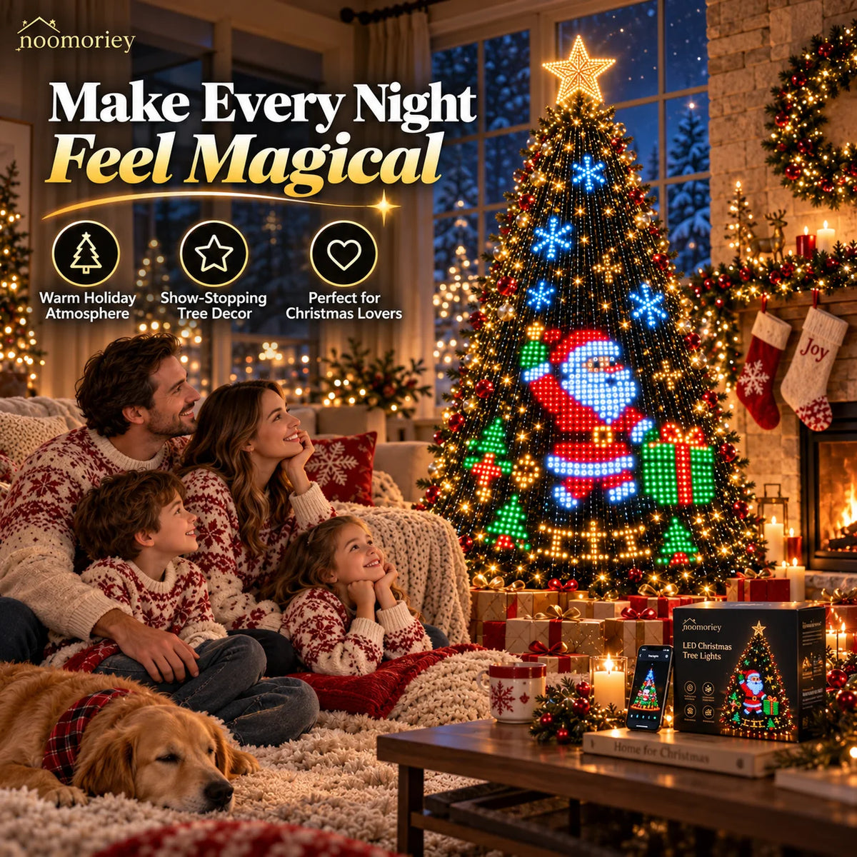 🎄 Smart Pixel Christmas Tree Lights – App-Controlled DIY Animated Light Show