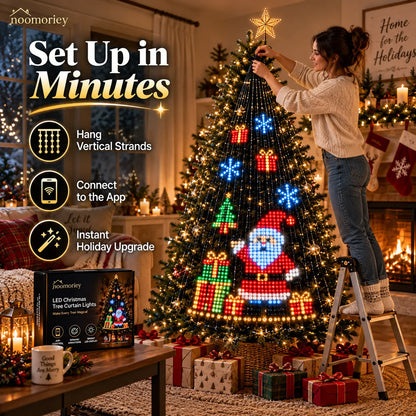 🎄 Smart Pixel Christmas Tree Lights – App-Controlled DIY Animated Light Show