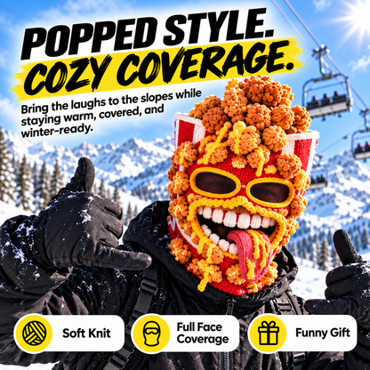 😂Funny Food Knit Balaclava – Warm Full-Face Ski Mask for Winter Adventures