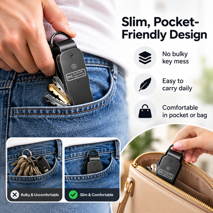 🔑 Smart Key Organizer with Apple Find My – Compact Everyday Key Holder