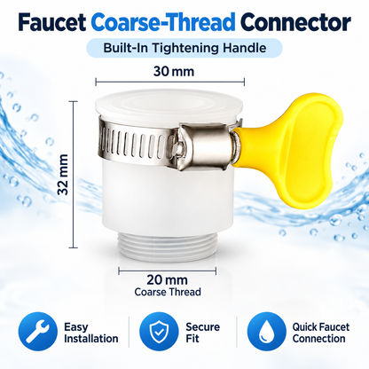 🚰Universal 720° Swivel Faucet Aerator – Fits 20mm & 22mm Sink Taps