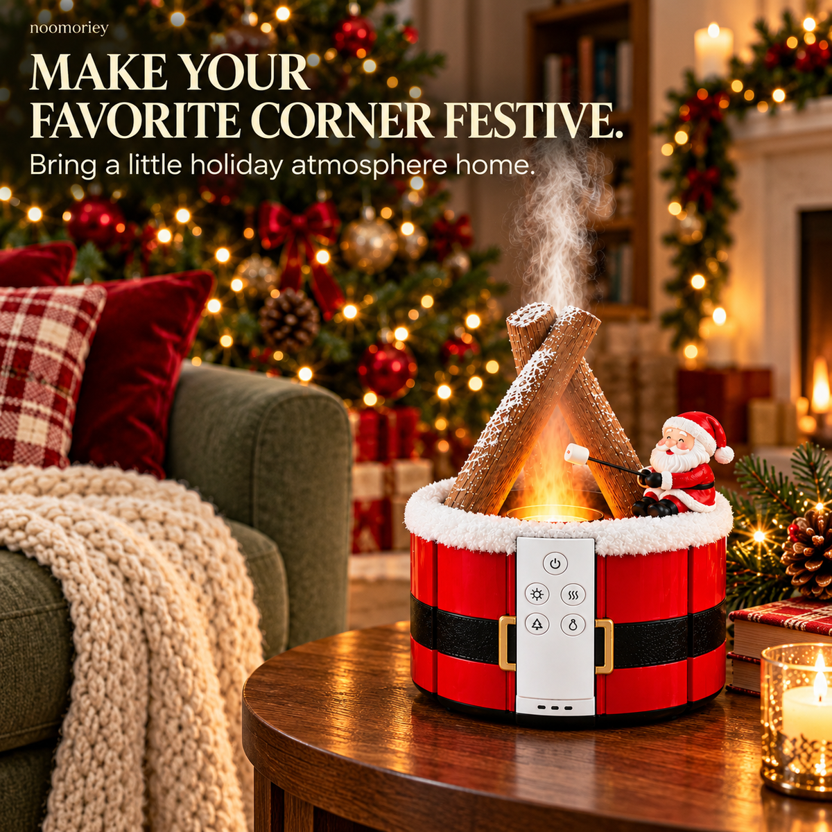 🎄 Christmas Campfire Diffuser – A Little Glow, A Lot of Holiday Magic ✨