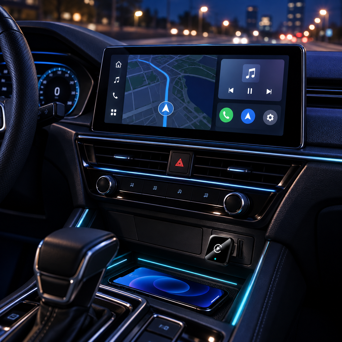 🚗 2026 Plug-and-Play Wireless CarPlay Adapter for All Compatible Vehicles 🔌