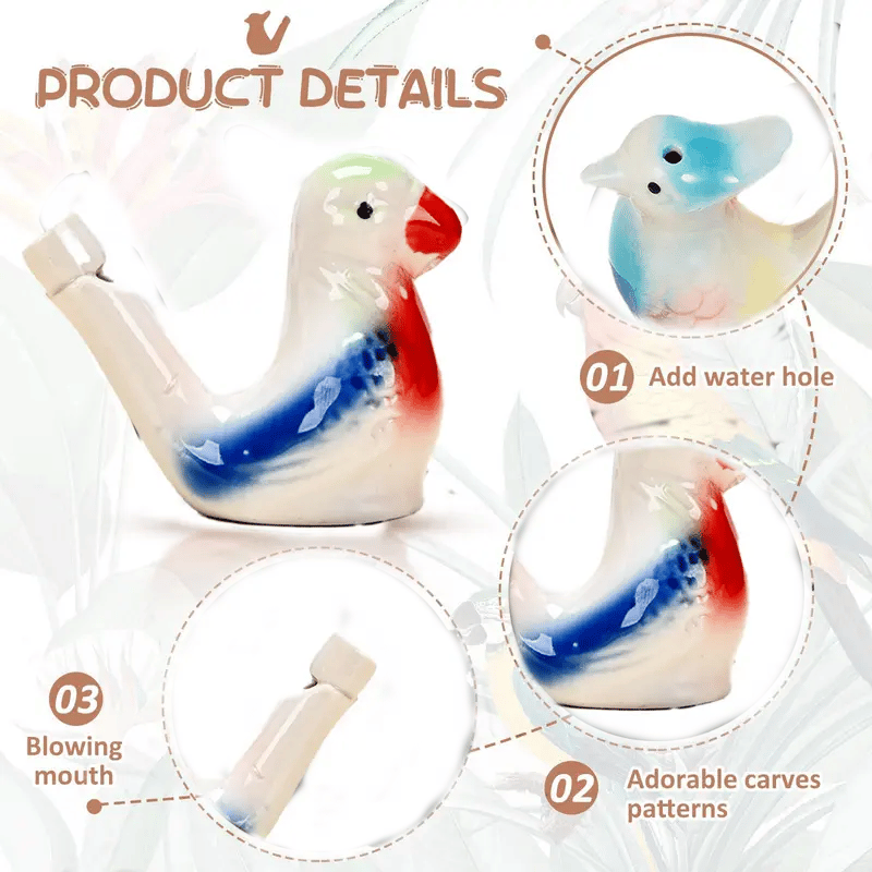 🎶 Nostalgic Ceramic Water Bird Whistles