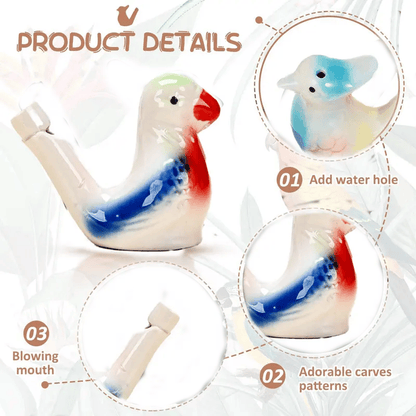 🎶 Nostalgic Ceramic Water Bird Whistles