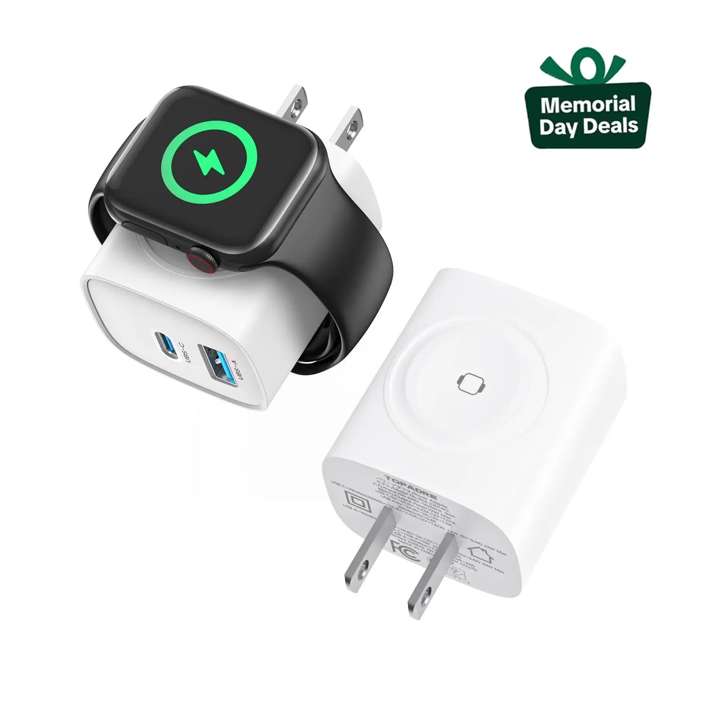 🔥 3-in-1 Magnetic Apple Watch Charger | Fast USB-C Wall Charger