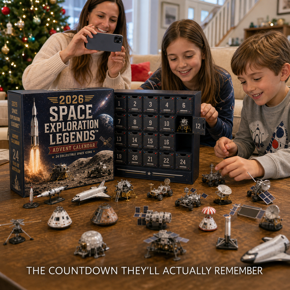 🎉2026 Space Exploration Legends Advent Calendar – 24 Days of Space Missions, 24 Collectible Surprises