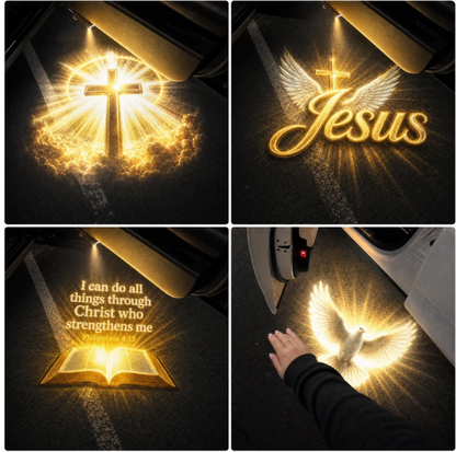 🎅Christian Car Door Projector Light（2PCS）✨
